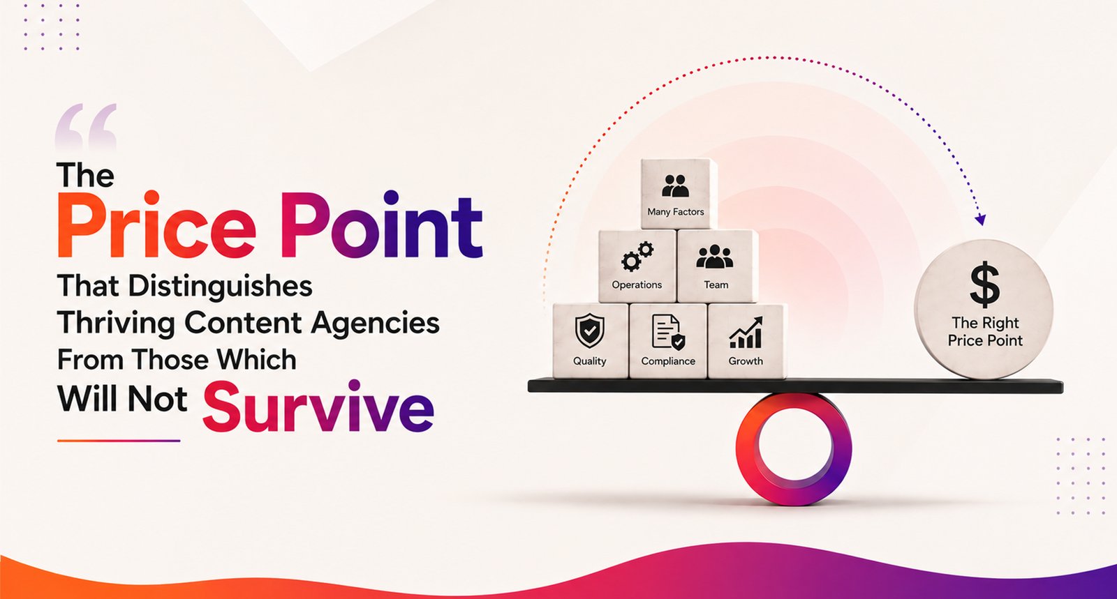 The Price Point That Distinguishes Thriving Content Agencies From Those Which Will Not Survive
